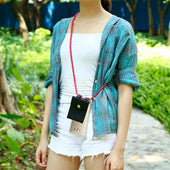 Load image into Gallery viewer, Pink schwarz weiß gepunktet / ZenFone 3 DELUXE