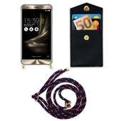 Load image into Gallery viewer, Blau rot weiß gepunktet / ZenFone 3 DELUXE