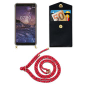 Lade das Bild in den Galerie-Viewer, Pink schwarz weiß gepunktet / 7 PLUS