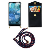 Load image into Gallery viewer, Blau rot weiß gepunktet / 7,1