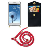 Load image into Gallery viewer, Pink schwarz weiß gepunktet / Galaxy S3 / S3 NEO
