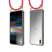 Lade das Bild in den Galerie-Viewer, Pink schwarz weiß gepunktet / Xperia L3