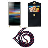 Lade das Bild in den Galerie-Viewer, Blau rot weiß gepunktet / Xperia L3