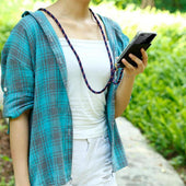 Lade das Bild in den Galerie-Viewer, Blau rot weiß gepunktet / Xperia XA1 PLUS