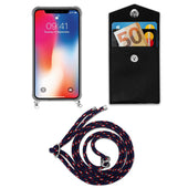 Load image into Gallery viewer, Blau rot weiß gepunktet / iPhone X / XS