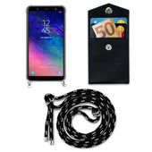 Lade das Bild in den Galerie-Viewer, Schwarz silber / Galaxy A6 2018