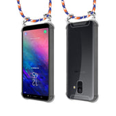 Lade das Bild in den Galerie-Viewer, Orange blau weiß / Galaxy A6 2018