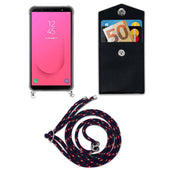 Load image into Gallery viewer, Blau rot weiß gepunktet / Galaxy A6 PLUS 2018