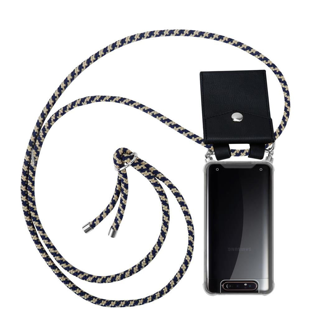 Dunkelblau gelb / Galaxy A80 / A90 4G