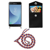 Load image into Gallery viewer, Orange blau weiß / Galaxy J3 2017