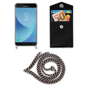 Lade das Bild in den Galerie-Viewer, Dunkelblau gelb / Galaxy J7 2017 / J7 PRO