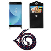 Lade das Bild in den Galerie-Viewer, Blau rot weiß gepunktet / Galaxy J7 2017 / J7 PRO