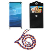 Load image into Gallery viewer, Orange blau weiß / Galaxy S10 4G