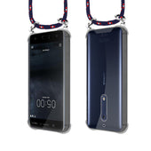 Lade das Bild in den Galerie-Viewer, Blau rot weiß gepunktet / 5 2017