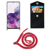 Load image into Gallery viewer, Pink schwarz weiß gepunktet / Galaxy A51 4G / M40s