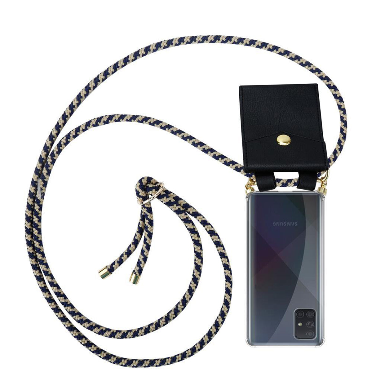 Dunkelblau gelb / Galaxy A71 4G