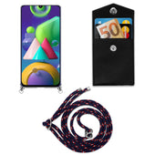 Load image into Gallery viewer, Blau rot weiß gepunktet / Galaxy M21 / M30s