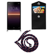 Lade das Bild in den Galerie-Viewer, Blau rot weiß gepunktet / Xperia 10 II