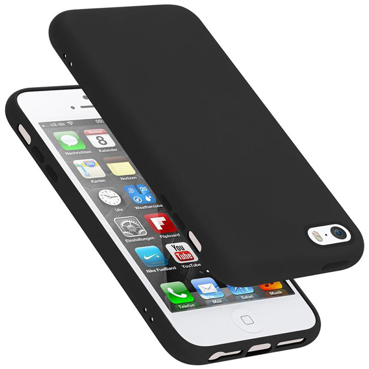 Schwarz / iPhone 5 / 5S / SE 2016