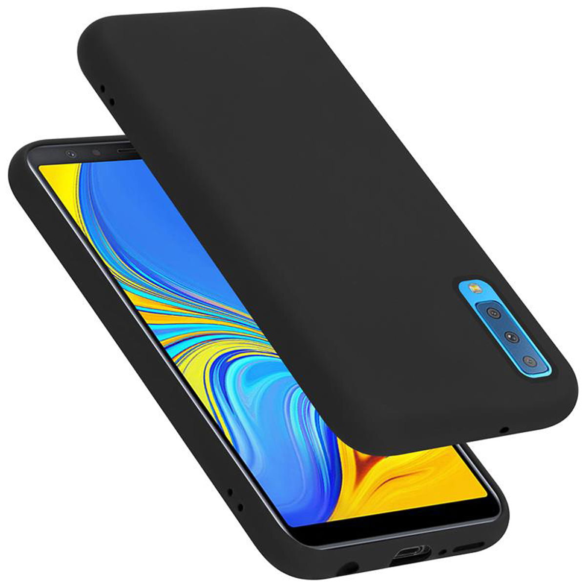 Schwarz / Galaxy A7 2018