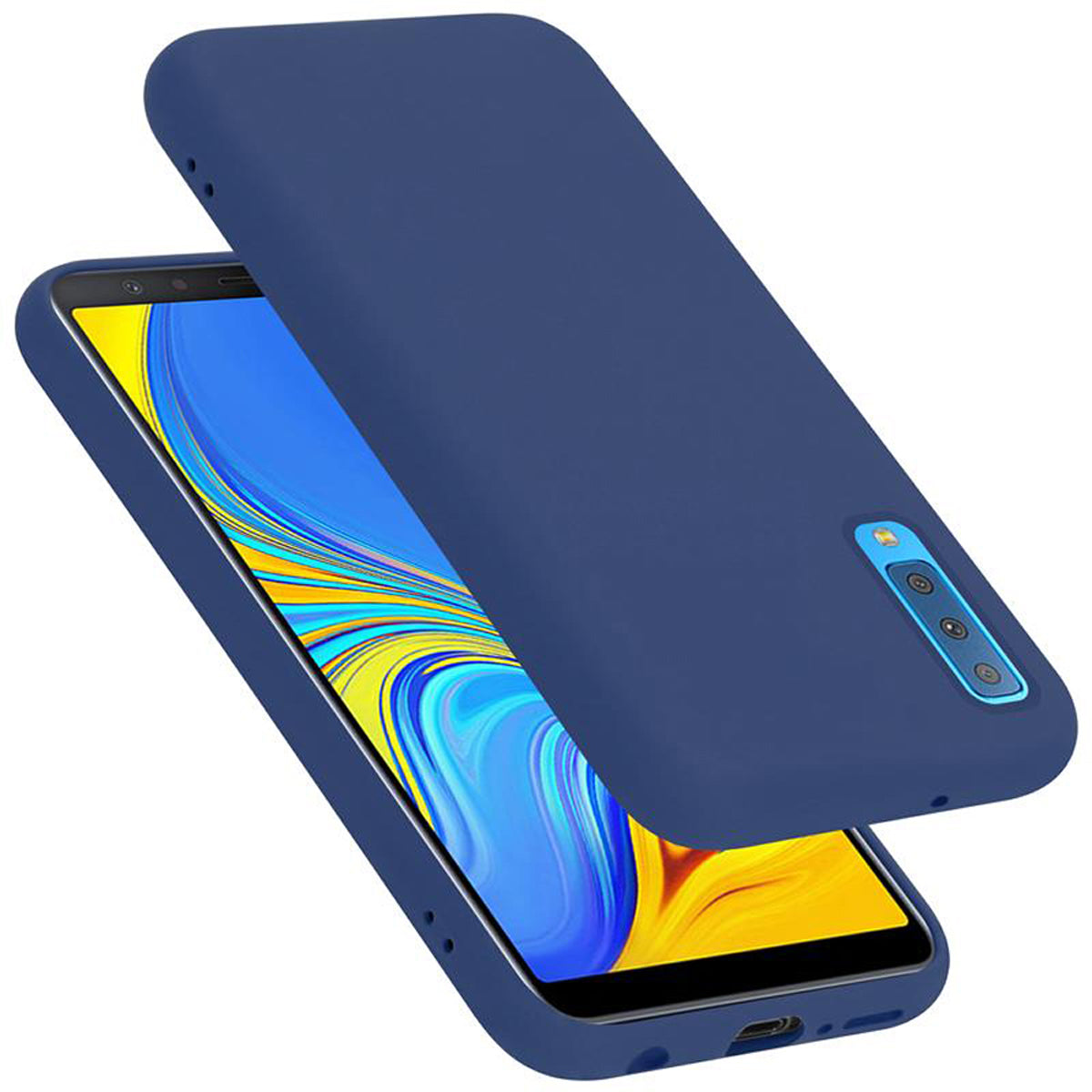 Blau / Galaxy A7 2018