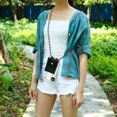 Lade das Bild in den Galerie-Viewer, Orange blau weiß / iPhone 12 / 12 PRO