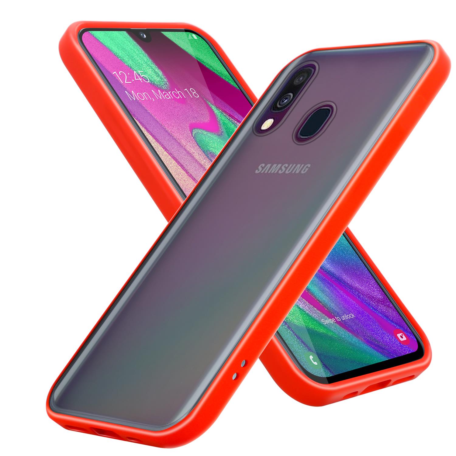Schwarz rot / Galaxy A40