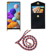 Load image into Gallery viewer, Orange blau weiß / Galaxy A21s