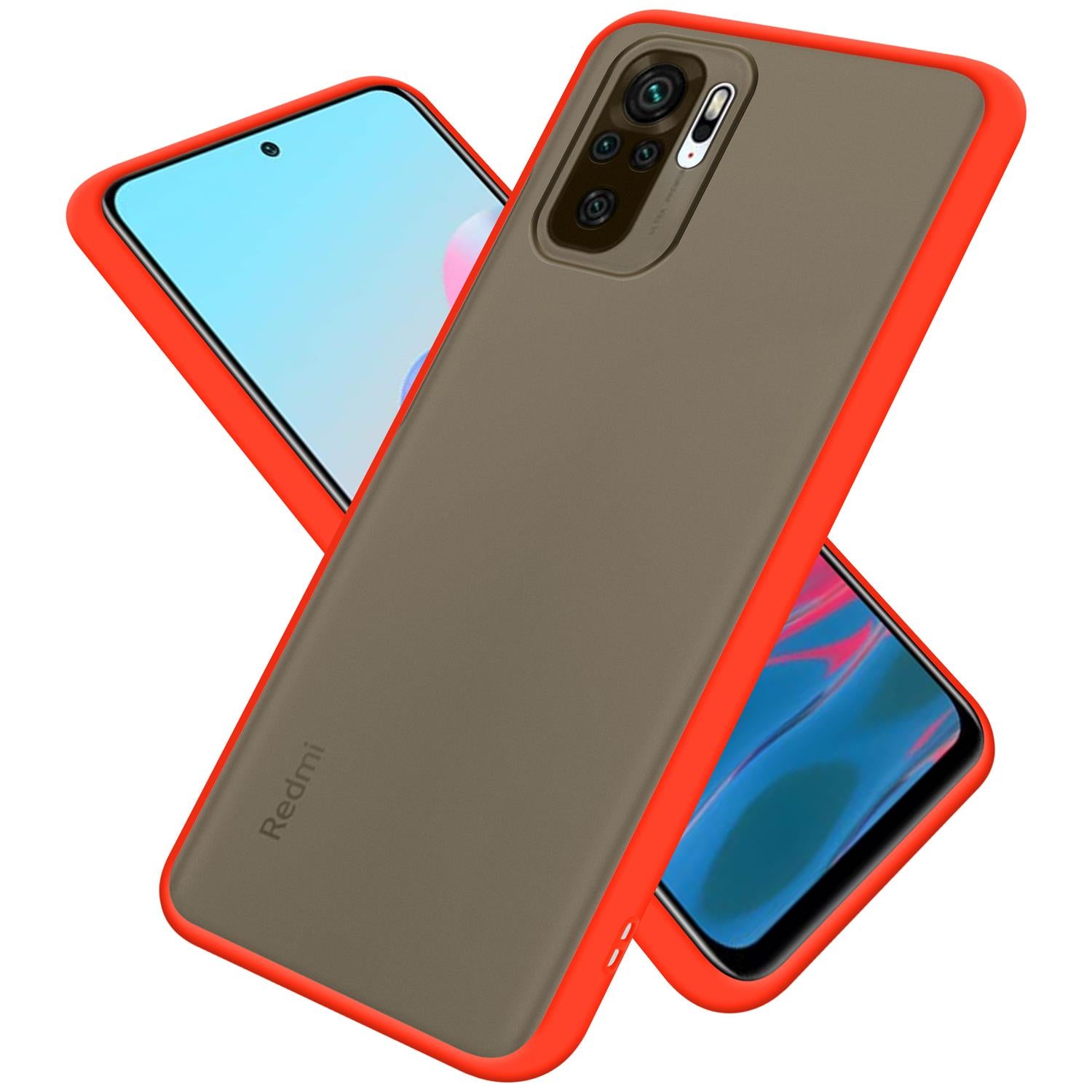 Schwarz rot / RedMi NOTE 10 4G / RedMi NOTE 10S