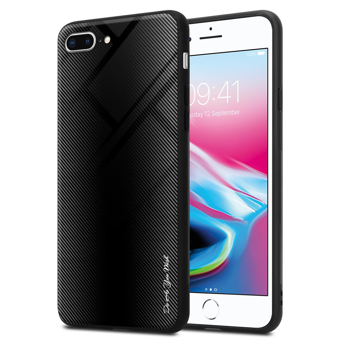 Schwarz / iPhone 7 PLUS / 7S PLUS / 8 PLUS