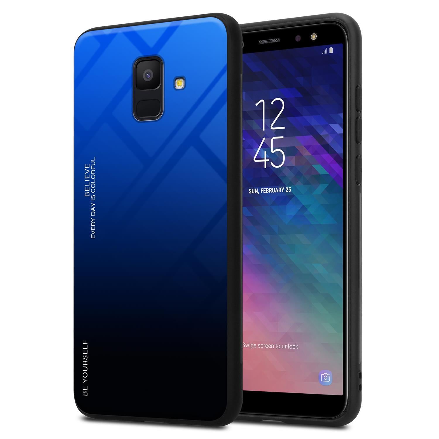 Blau / Galaxy A6 2018