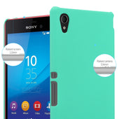 Load image into Gallery viewer, Cadorabo Hülle kompatibel mit Sony Xperia M4 AQUA in FROSTY GRÜN - Hard Case Schutzhülle in Frosted Optik gegen Kratzer und Stöße
