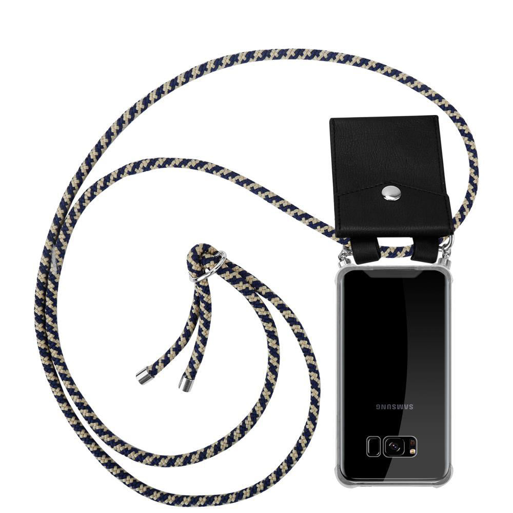 Dunkelblau gelb / Galaxy S8 PLUS