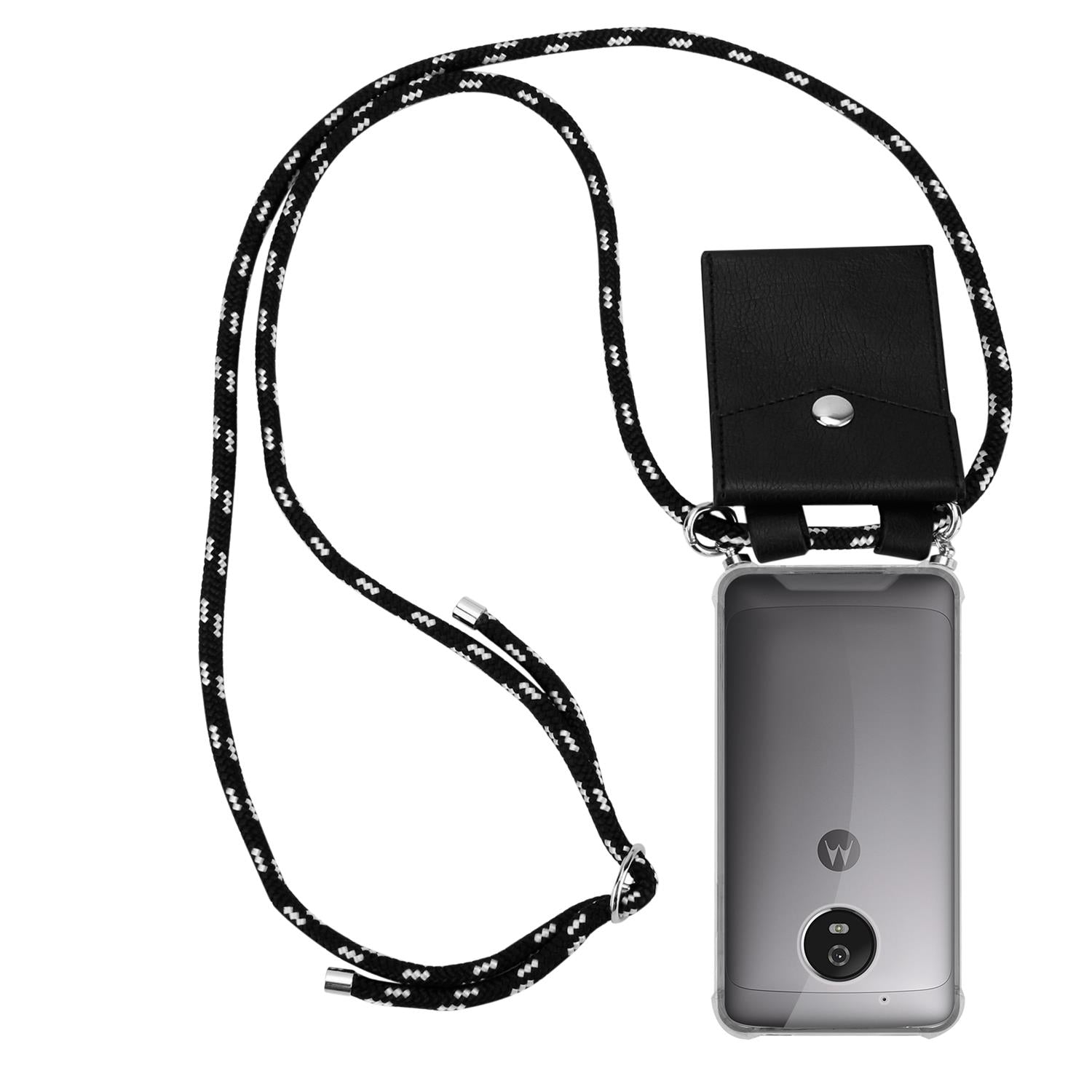 Schwarz silber / MOTO G5