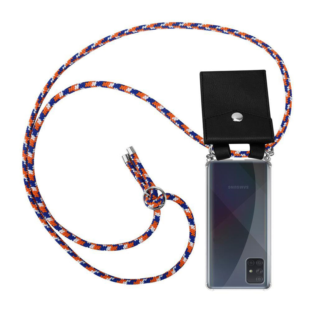 Orange blau weiß / Galaxy A71 4G