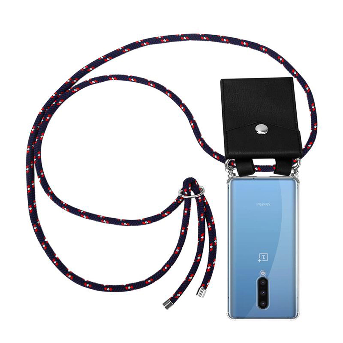 Blau rot weiß gepunktet / 8