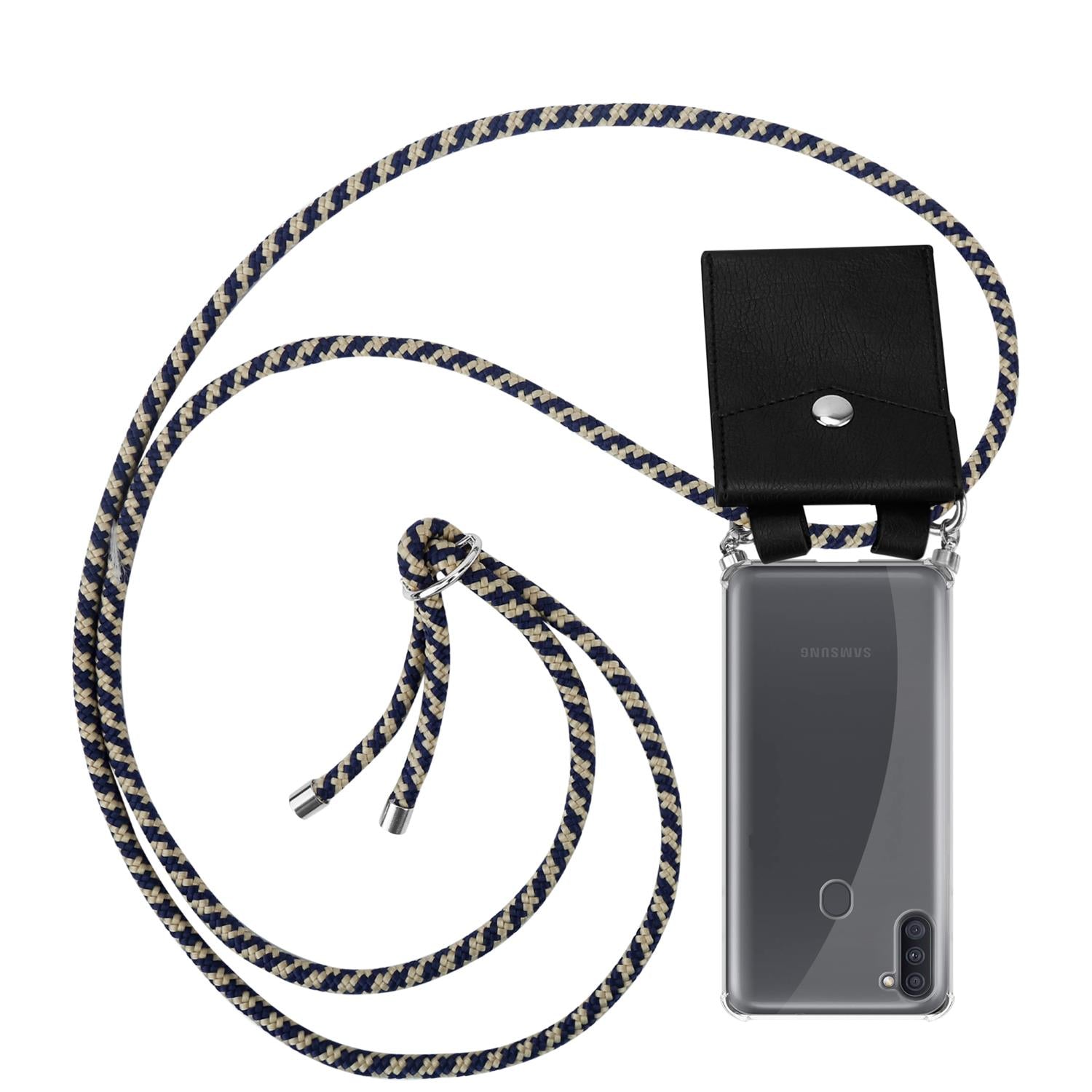 Dunkelblau gelb / Galaxy A11 / M11