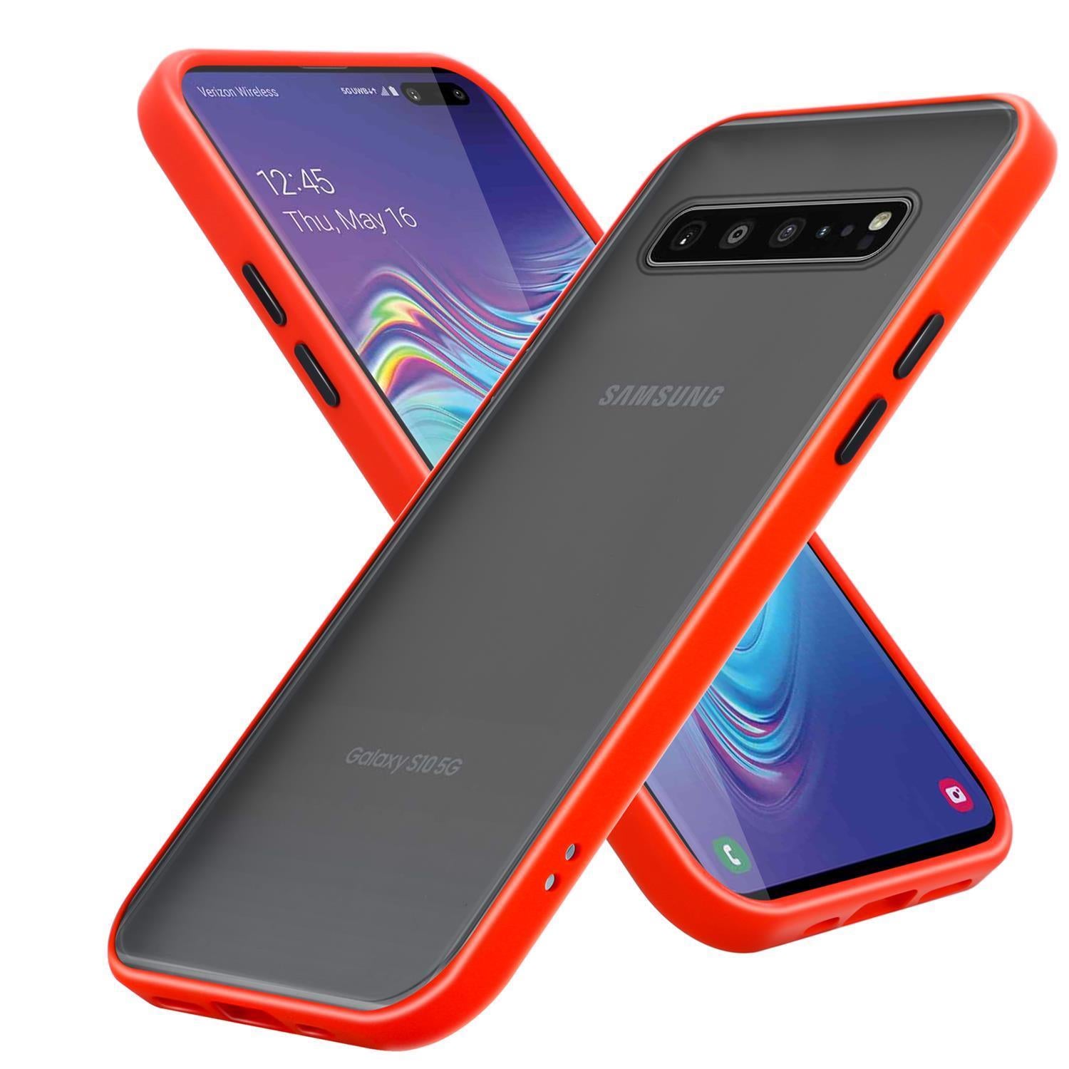 Schwarz rot / Galaxy S10 4G