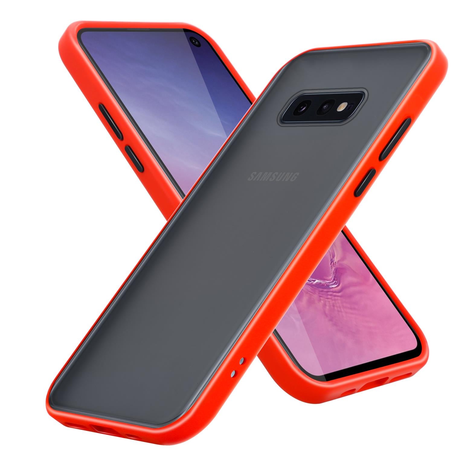 Schwarz rot / Galaxy S10e