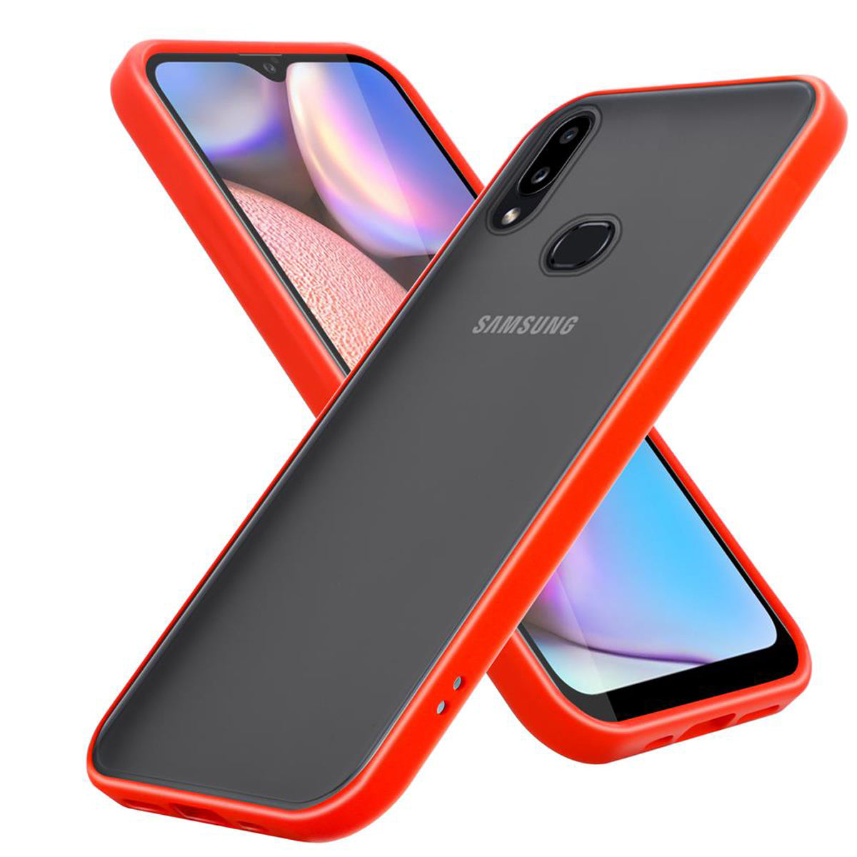 Schwarz rot / Galaxy A10s / M01s