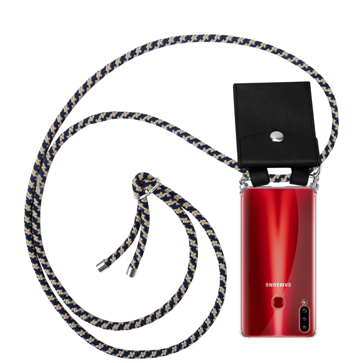 Dunkelblau gelb / Galaxy A20s