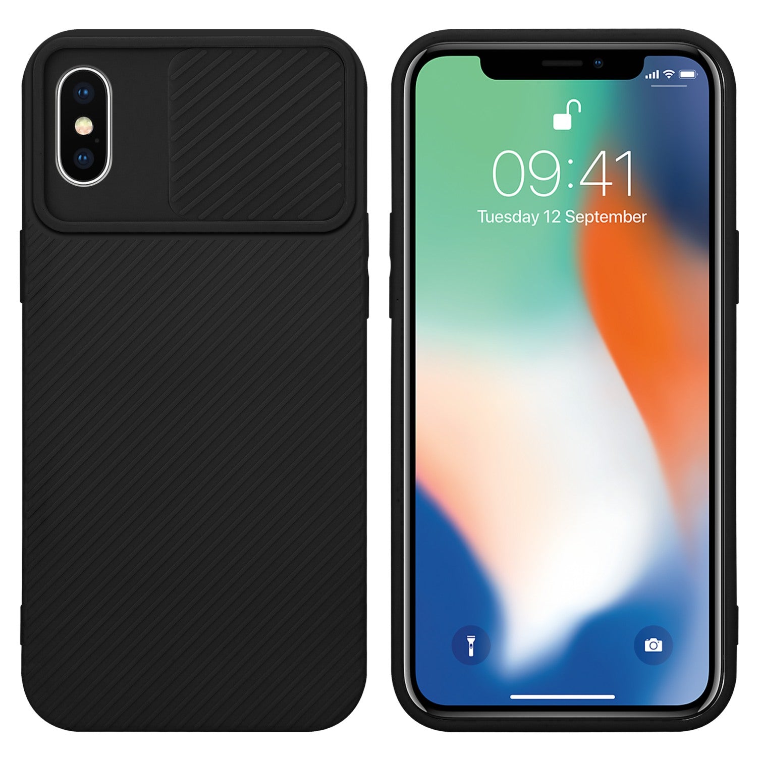 Schwarz / iPhone X / XS