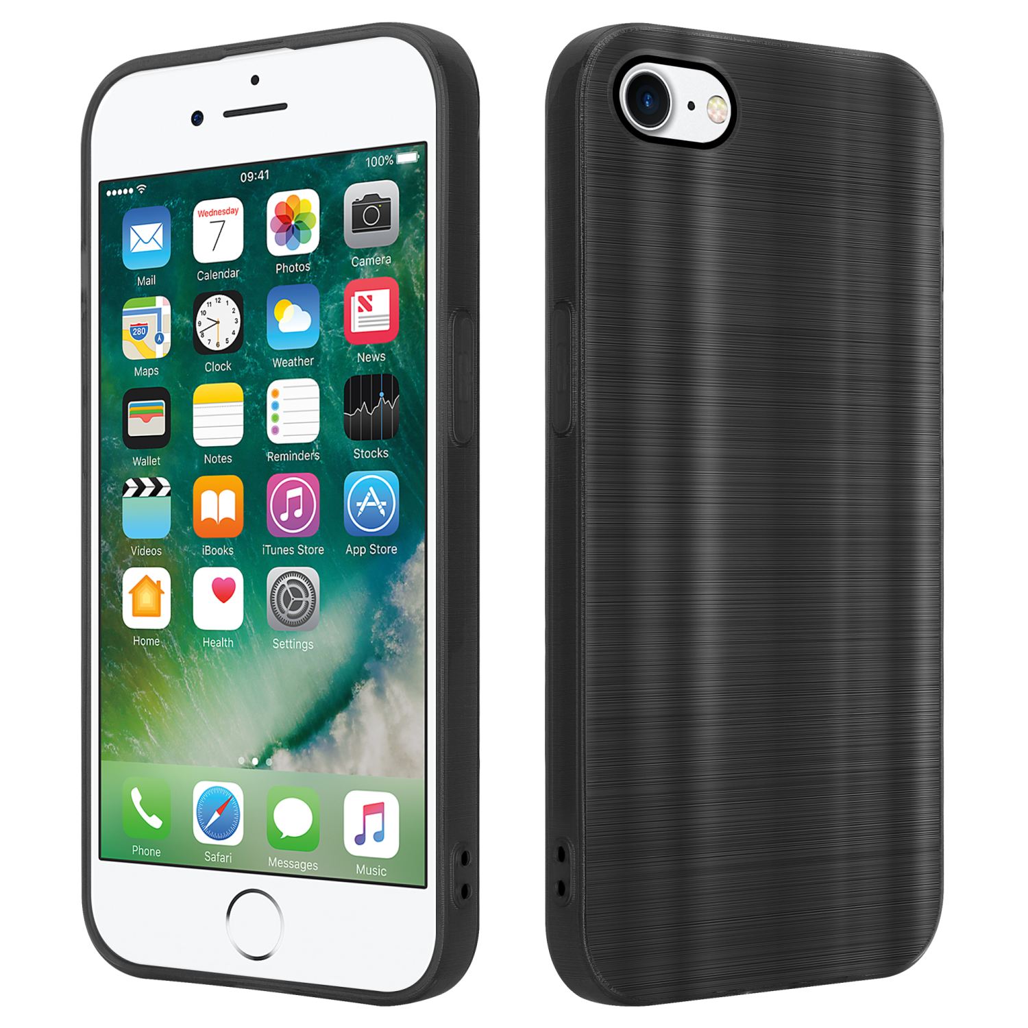 Schwarz / iPhone 7 / 7S / 8 / SE 2020